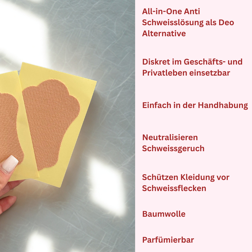 60 KOOLIES Anti Schweiss Hygiene-Sticker für Sie und Ihn